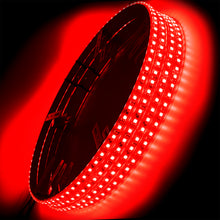 Load image into Gallery viewer, Oracle-Led-Illuminated-Wheel-Rings---Double-Led---Red