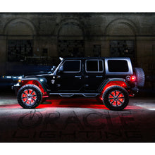 Load image into Gallery viewer, Oracle-Led-Illuminated-Wheel-Rings---Double-Led---Red