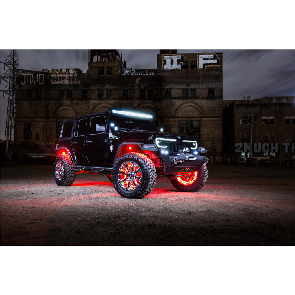 Oracle-Led-Illuminated-Wheel-Rings---Double-Led---Red