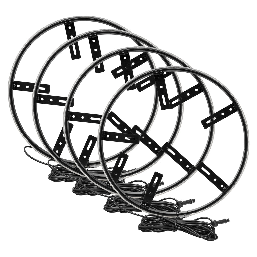 Oracle-Led-Illuminated-Wheel-Rings-For-UtvAtv--Sxs-Vehicles---Colorshift-WO-Controller