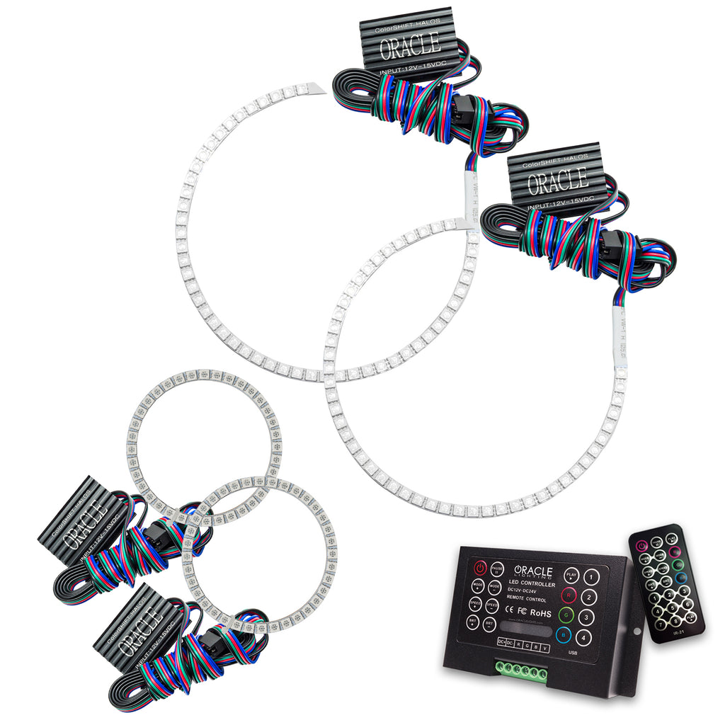 Oracle-Mini-Cooper-05-08-Halo-Kit---Colorshift-W-2.0-Controller
