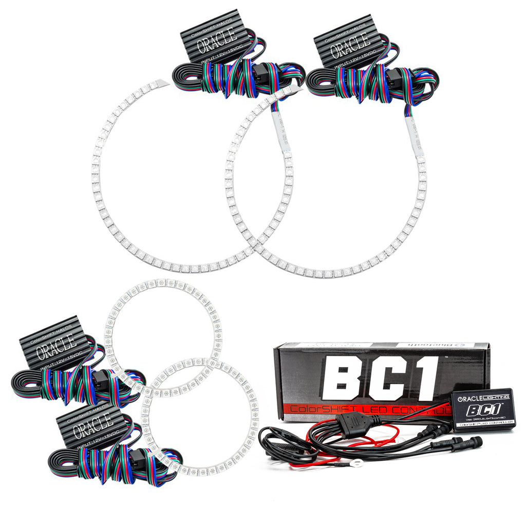Oracle-Mini-Cooper-Countryman-11-15-Halo-Kit---Colorshift-W-Bc1-Controller