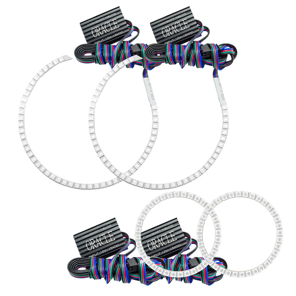 Oracle-Mini-Cooper-Countryman-11-15-Halo-Kit---Colorshift-WO-Controller