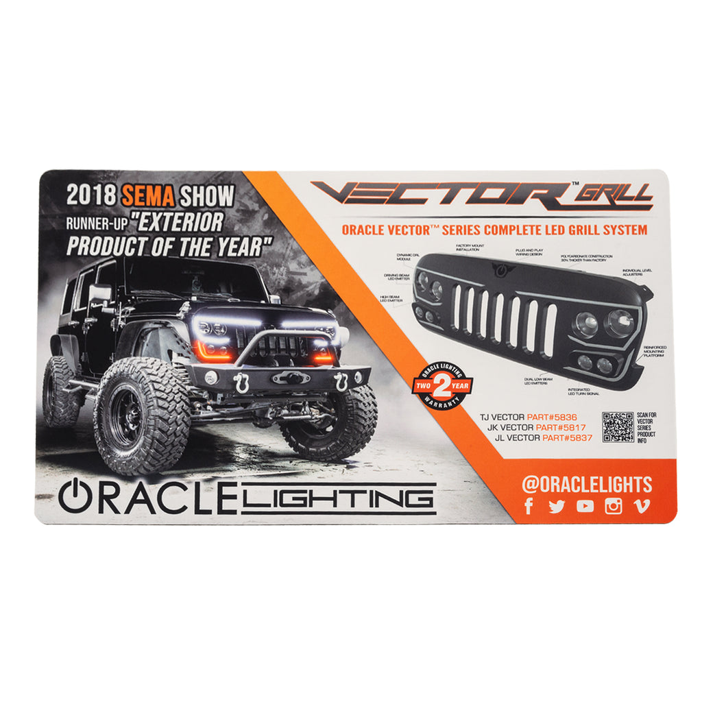 Oracle-Neoprene-Counter-Mat-24In-X-14In---Vector-Grille-Design-1