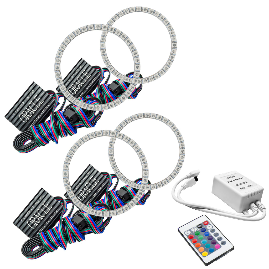 Oracle-Nissan-370-Z-09-20-Dual-Halo-Kit---Colorshift-W-Simple-Controller
