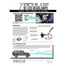 Load image into Gallery viewer, Oracle-Oculus-7In-Bi-Led-Projector-Headlights-For-Jeep-Wrangler-Jk---6000K