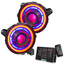 Load image into Gallery viewer, Oracle-Oculus-Bi-Led-Projector-Headlights-For-Jeep-JlGladiator-Jt---Colorshift-2