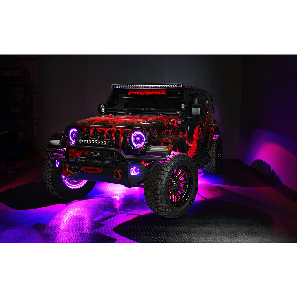 Oracle-Oculus-Bi-Led-Projector-Headlights-For-Jeep-JlGladiator-Jt---Colorshift-2