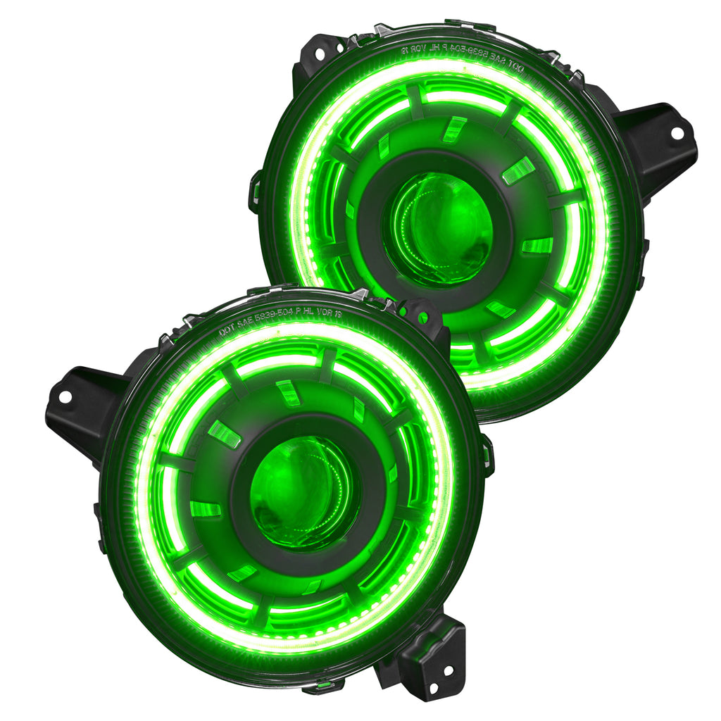 Oracle-Oculus-Bi-Led-Projector-Headlights-For-Jeep-JlGladiator-Jt---Colorshift-W-Bc1-Controller