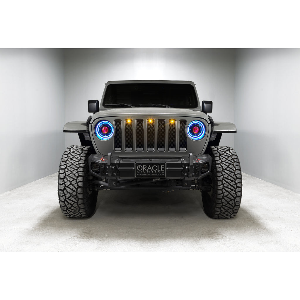 Oracle-Oculus-Bi-Led-Projector-Headlights-For-Jeep-JlGladiator-Jt---Colorshift-W-Bc1-Controller