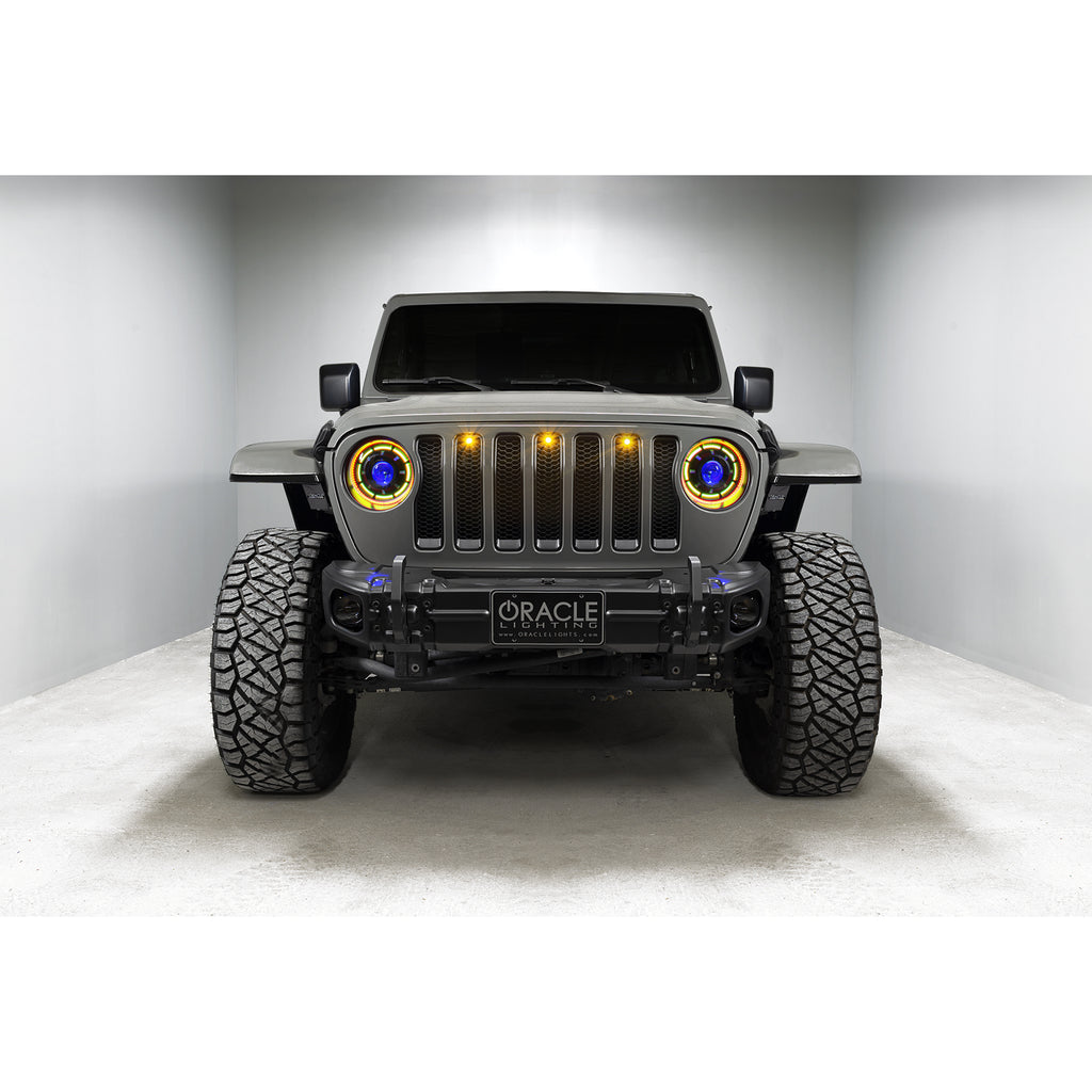 Oracle-Oculus-Bi-Led-Projector-Headlights-For-Jeep-JlGladiator-Jt---Colorshift-W-Bc1-Controller