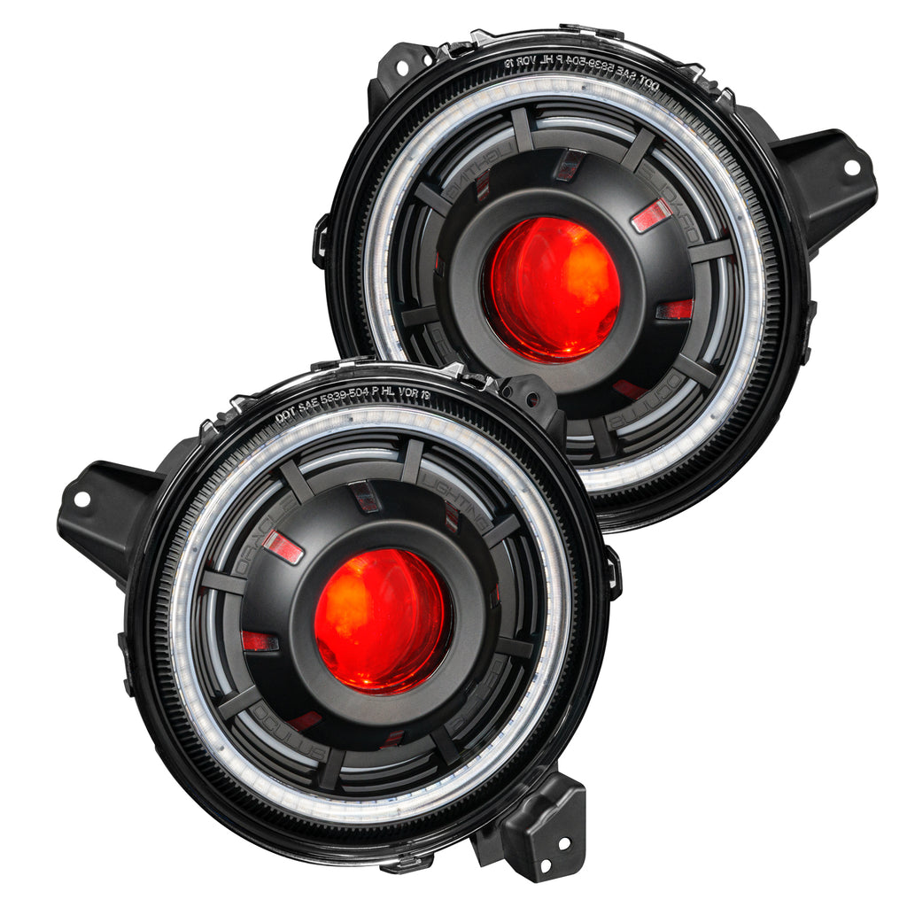 Oracle-Oculus-Bi-Led-Projector-Headlights-For-Jeep-JlGladiator-Jt---Colorshift-W-Bc1-Controller