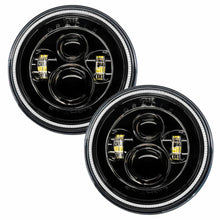 Load image into Gallery viewer, Oracle-Offroad-7In-High-Powered-Led-Headlightsblack-Bezelamber-DrivePass