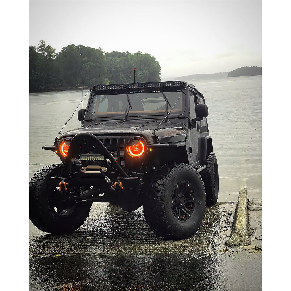 Oracle-Offroad-7In-High-Powered-Led-Headlightsblack-Bezelamber-DrivePass