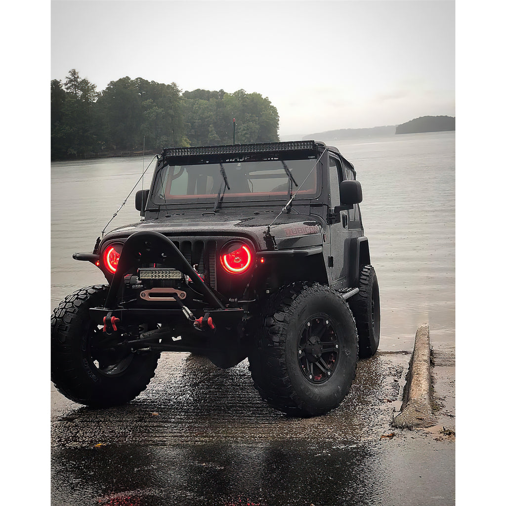 Oracle-Offroad-7In-High-Powered-Led-Headlightsblack-Bezelcolorshift-DrivePass