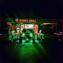 Load image into Gallery viewer, Oracle-Offroad-7In-High-Powered-Led-Headlightsblack-Bezelcolorshift-DrivePass