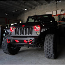 Load image into Gallery viewer, Oracle-Offroad-7In-High-Powered-Led-Headlightsblack-Bezelcolorshift-DrivePass