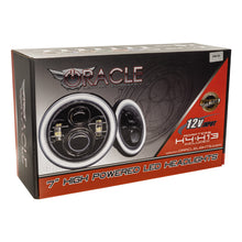 Load image into Gallery viewer, Oracle-Offroad-7In-High-Powered-Led-Headlightsblack-Bezelcolorshift-DrivePass