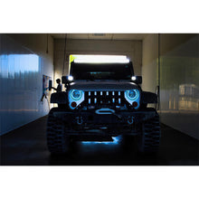 Load image into Gallery viewer, Oracle-Offroad-7In-High-Powered-Led-Headlightsblack-Bezelcolorshift-DrivePass