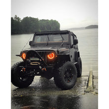Load image into Gallery viewer, Oracle-Offroad-7In-High-Powered-Led-Headlightsblack-Bezelcolorshift-DrivePass