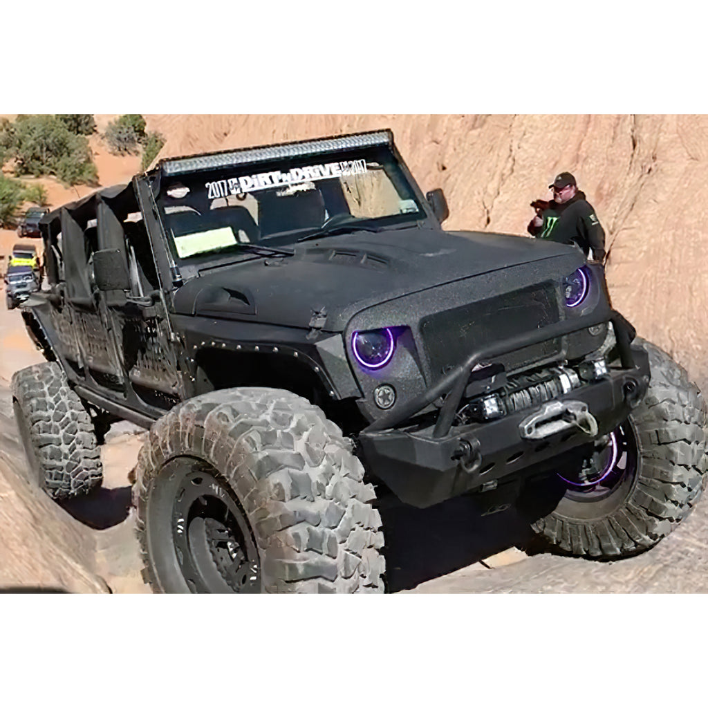 Oracle-Offroad-7In-High-Powered-Led-Headlightsblack-Bezelcolorshift-DrivePass