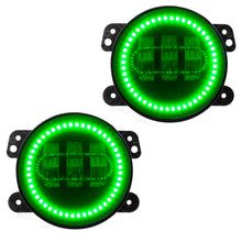 Load image into Gallery viewer, Oracle-Offroad-High-Powered-Led-Fog-Lightsblack-Bezelgreen