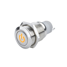 Load image into Gallery viewer, Oracle-Power-Symbol-OnOff-Flush-Mount-Led-Switch---Amber