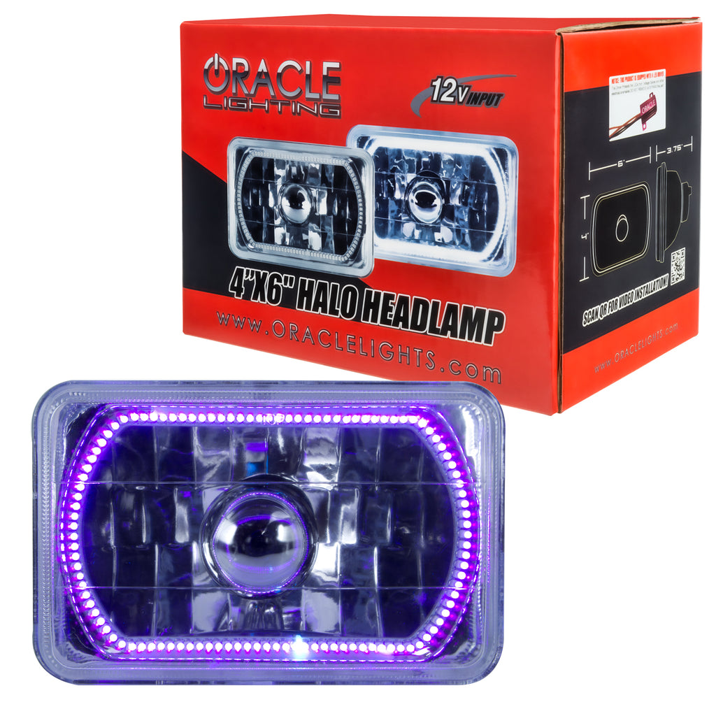 Oracle-Pre-Installed-Lights-4X6-In.-Sealed-Beam---UvPurple-Halo