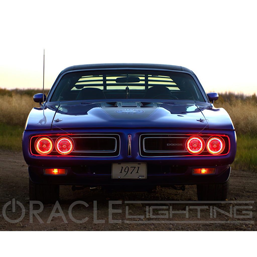 Oracle-Pre-Installed-Lights-5.75-In.-Sealed-Beam---Red-Halo