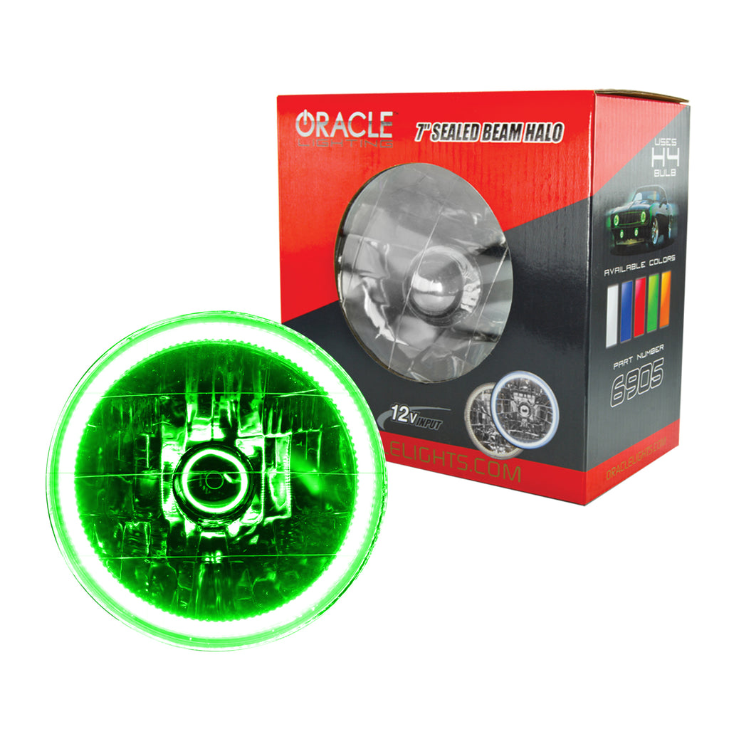 Oracle-Pre-Installed-Lights-7-In.-Sealed-Beam---Green-Halo