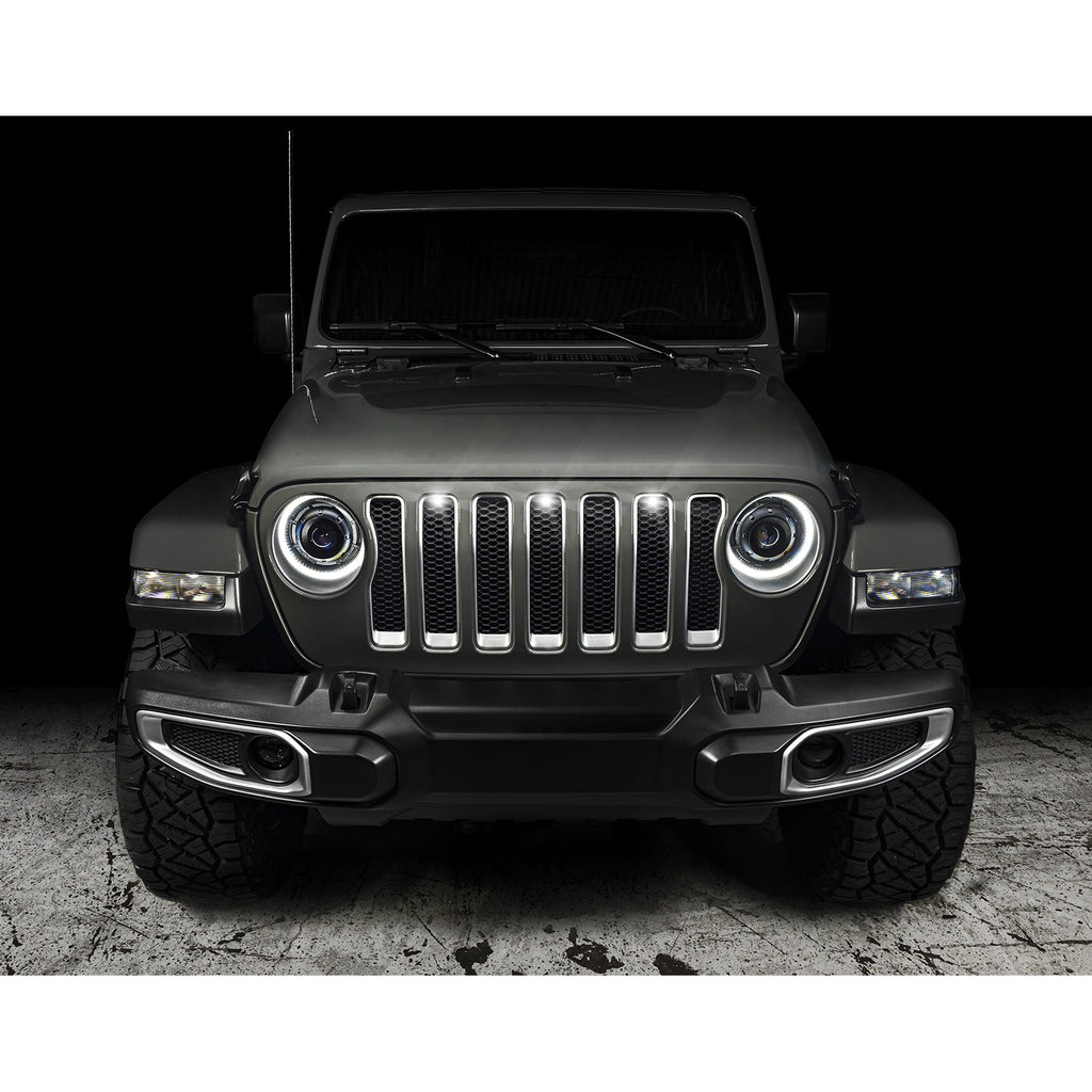 Oracle-Pre-Runner-Style-Led-Grille-Kit-For-Jeep-Gladiator-Jt---White