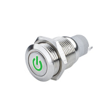 Load image into Gallery viewer, Oracle-Pre-Wired-Power-Symbol-OnOff-Flush-Mount-Led-Switch---Green