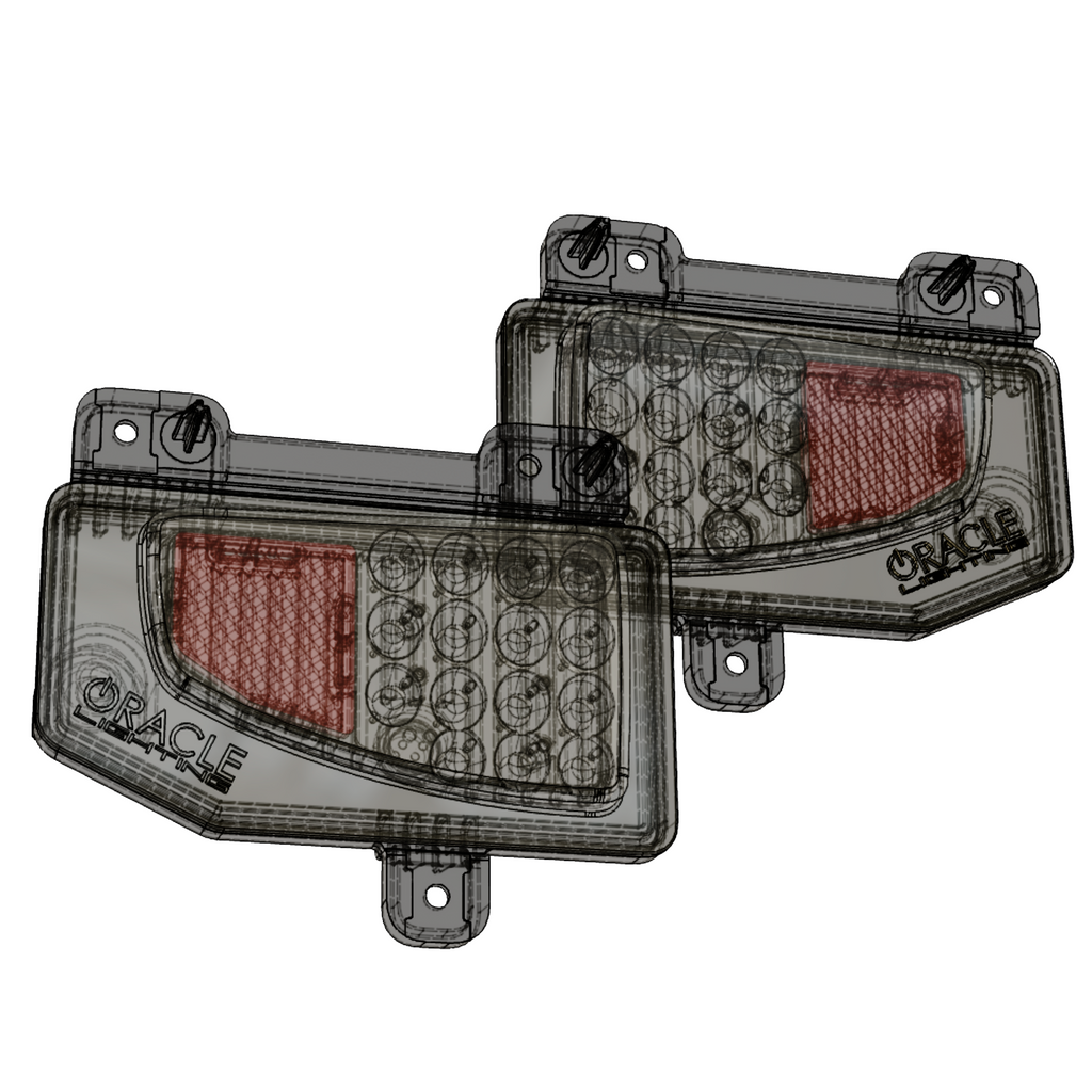 Oracle-Rear-Bumper-Led-Reverse-Lights-For-Jeep-Gladiator-Jt-W-Plug--Play-Harness---6000K