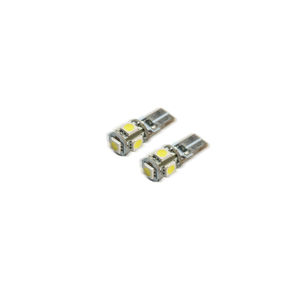 Oracle-T10-5-Led-3-Chip-Smd-Bulbs-(Pair)---Blue