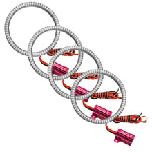 Load image into Gallery viewer, Oracle-Ultima-Gtr-Led-Waterproof-Tail-Light-Halo-Kit---4-Rings---Red