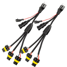 Load image into Gallery viewer, Oracle-Vector-H4-Headlight-Wiring-Harness-(Pair--Euro-Export-Model)