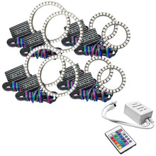 Load image into Gallery viewer, Oracle-Vector-Jeep-Wrangler-Jk-Grille-Halo-Kit---Colorshift-W-Simple-Controller