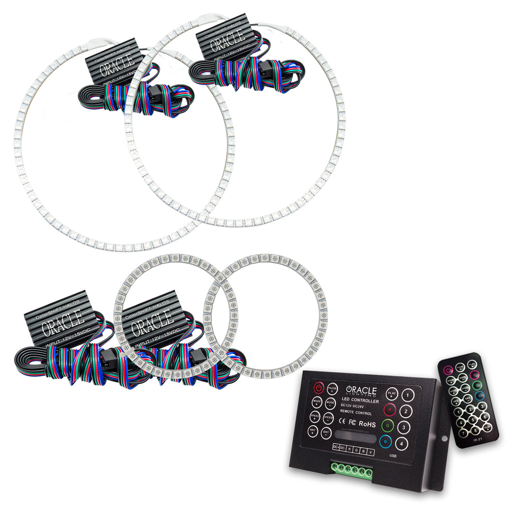 Oracle-Volkswagen-Touareg-05-06-Halo-Kit---Colorshift-W-2.0-Controller