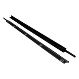 Crown Automotive 55176565K Outer Door Glass Weatherstrip Kit for 97-06 Jeep TJ Wrangler w/ Full Steel Doors