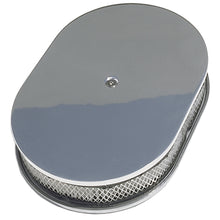 Load image into Gallery viewer, Oval-Air-Cleaner-Set-Plain;-8-38-In.-Width,-15-In.-Length--Aluminum