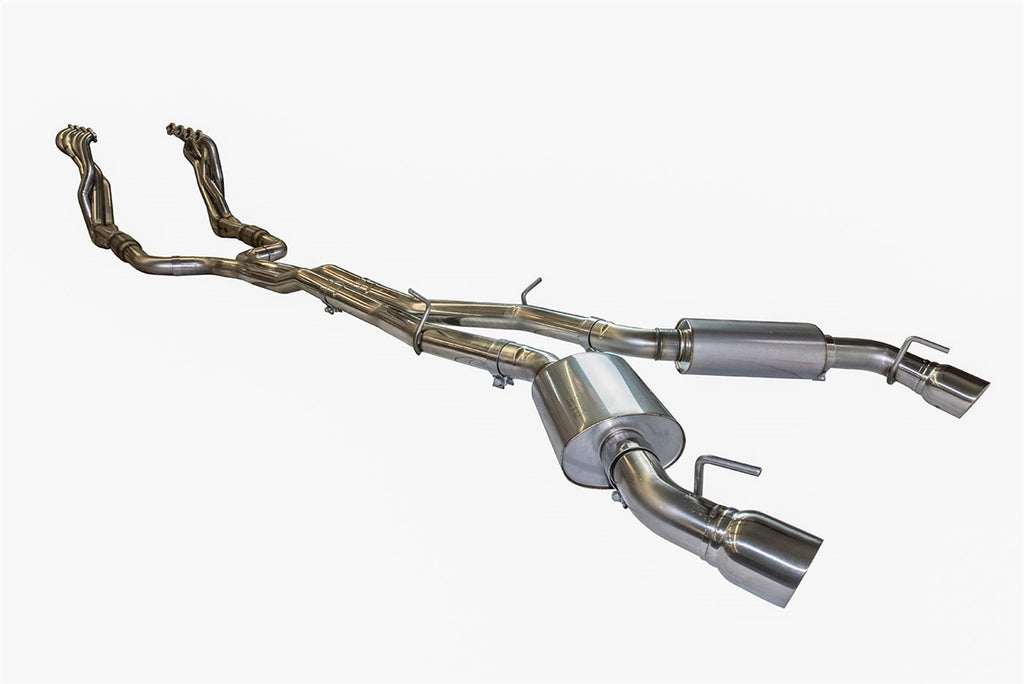 Kooks Custom Headers 2260F630 2in. Headers/GREEN Exhaust Kit w/Polished Dual Tips. 2016-2024 Camaro SS. for Select Chevrolet Camaro