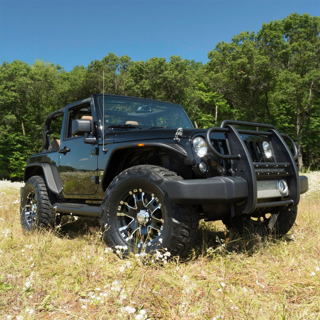 ARIES P1050 Pro Series Black Steel Grille Guard; Select Jeep Wrangler JK - Truck Part Superstore
