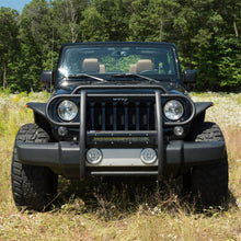 Load image into Gallery viewer, ARIES P1050 Pro Series Black Steel Grille Guard; Select Jeep Wrangler JK - Truck Part Superstore