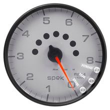 Load image into Gallery viewer, AutoMeter P23822 GAUGE, TACHOMETER, 5", 8K RPM, W/SHIFT LIGHT &amp; PEAK MEM, SILVER/BLACK, SPEK-PRO