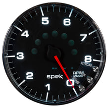 Load image into Gallery viewer, AutoMeter P238318 GAUGE, TACHOMETER, 5", 8K RPM, W/SHIFT LIGHT &amp; PEAK MEM, BLACK/CHROME, SPEK-PRO