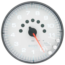 Load image into Gallery viewer, AutoMeter P23912 GAUGE, TACHOMETER, 5", 11K RPM, W/SHIFT LIGHT &amp; PEAK MEM, WHITE/BLACK, SPEK-PRO