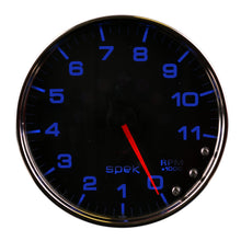 Load image into Gallery viewer, AutoMeter P23931 GAUGE, TACHOMETER, 5", 11K RPM, W/SHIFT LIGHT &amp; PEAK MEM, BLACK/CHROME, SPEK-PRO