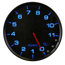 Load image into Gallery viewer, AutoMeter P23952 GAUGE, TACHOMETER, 5", 11K RPM, W/SHIFT LIGHT &amp; PEAK MEM, BLACK/SMOKE/BLK, SPEK