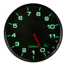 Load image into Gallery viewer, AutoMeter P23952 GAUGE, TACHOMETER, 5", 11K RPM, W/SHIFT LIGHT &amp; PEAK MEM, BLACK/SMOKE/BLK, SPEK