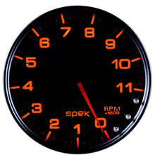 Load image into Gallery viewer, AutoMeter P23952 GAUGE, TACHOMETER, 5", 11K RPM, W/SHIFT LIGHT &amp; PEAK MEM, BLACK/SMOKE/BLK, SPEK
